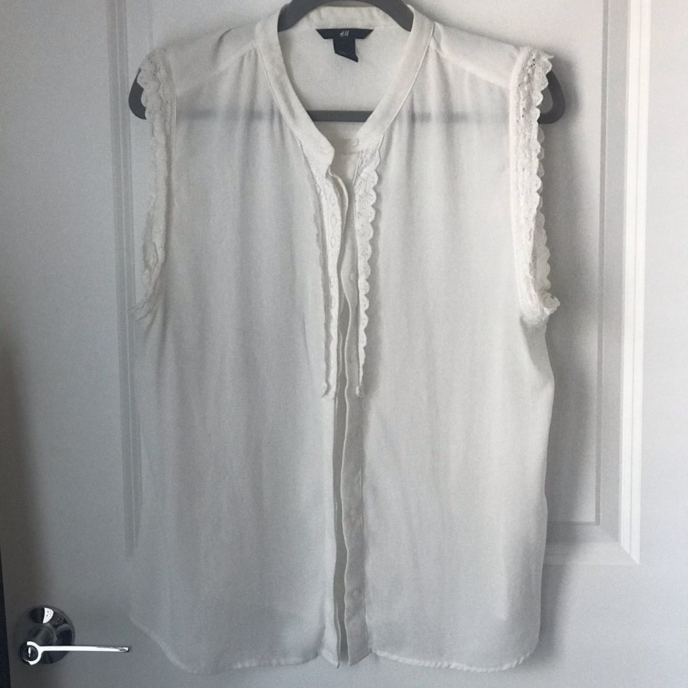 Flirty Blouse with Lace